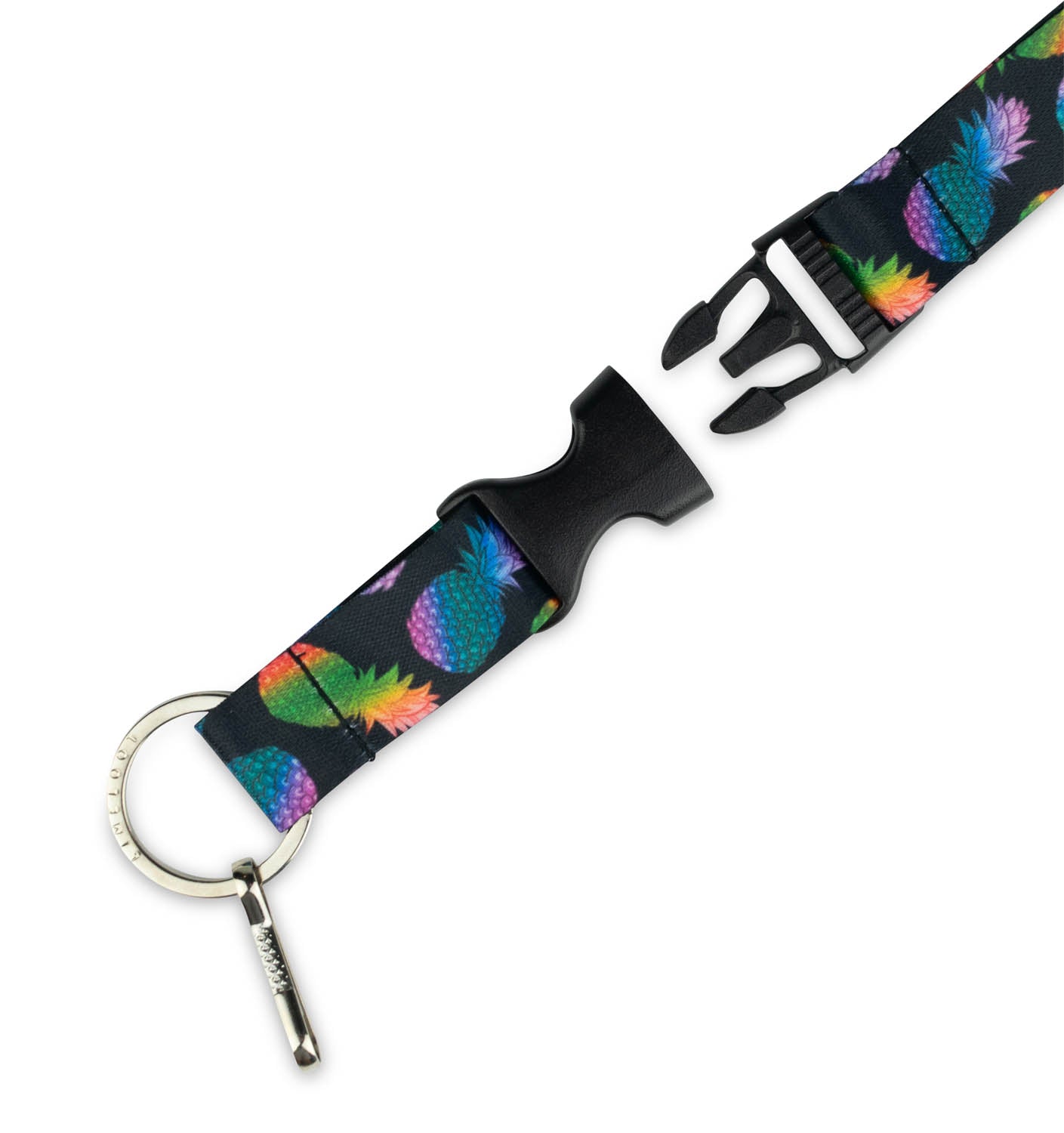 Colorful Pineapples Lanyard - 4 - Limeloot