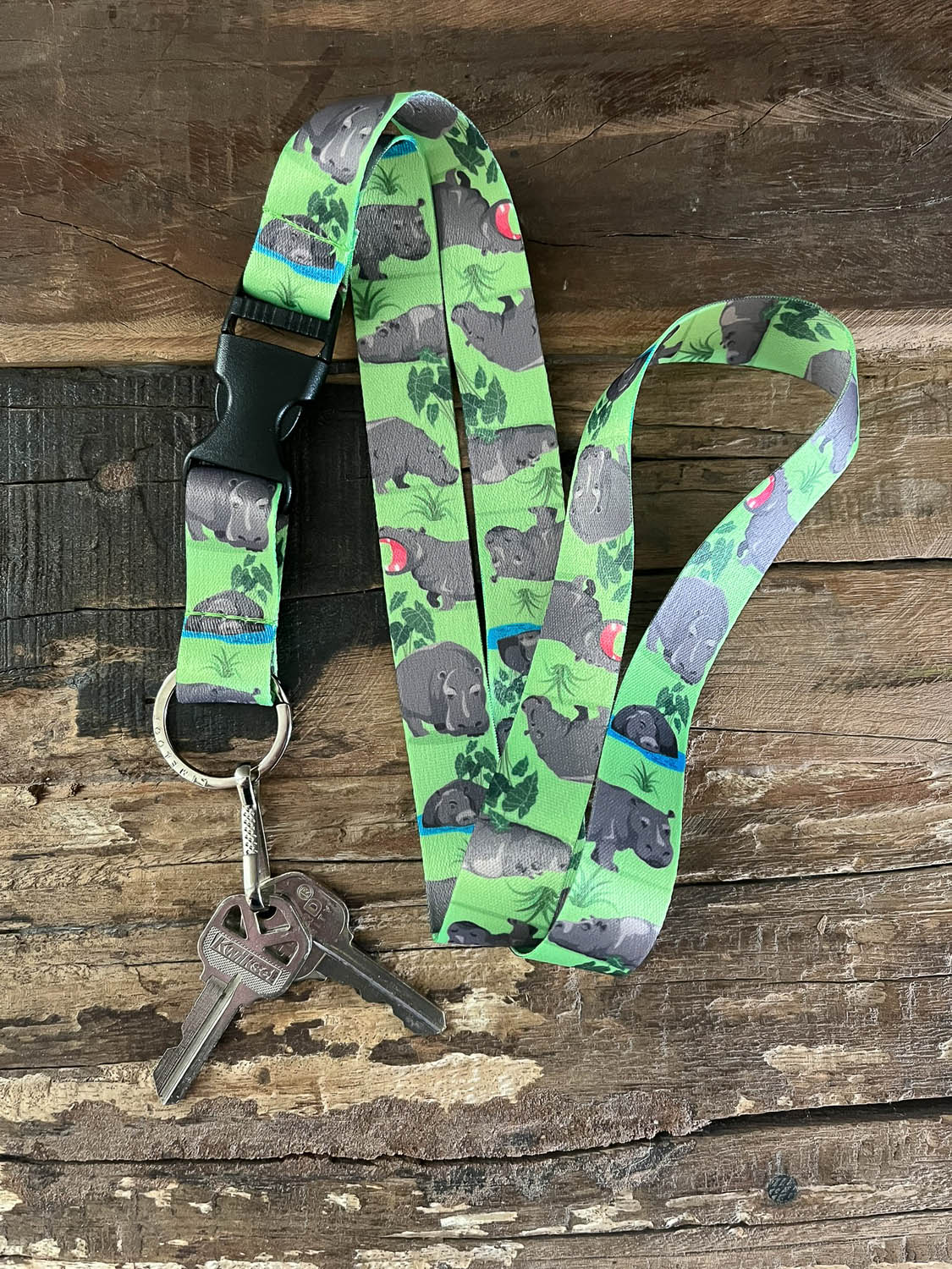 Hippo Lanyard - 2 - Limeloot