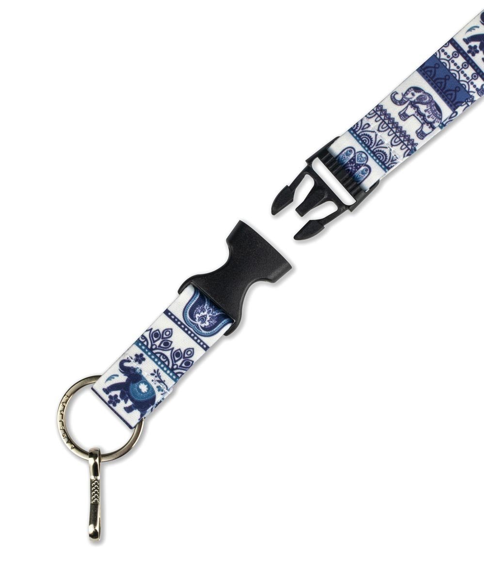 Blue Elephant Hamsa Lanyard with Breakaway - 3 - Limeloot