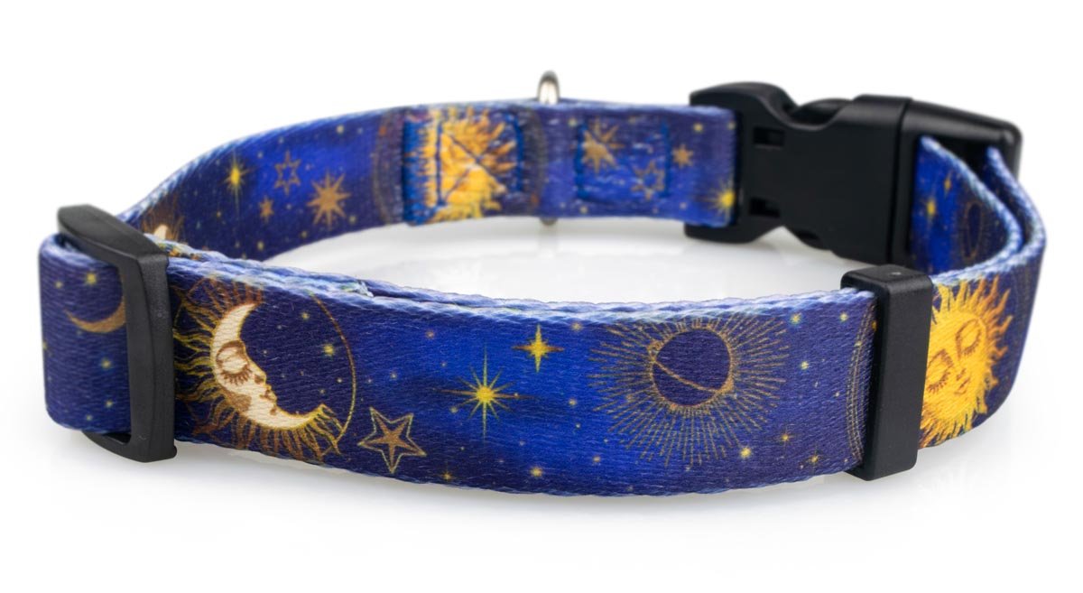 Celestial Moon Dog Collar - 2 - Limeloot