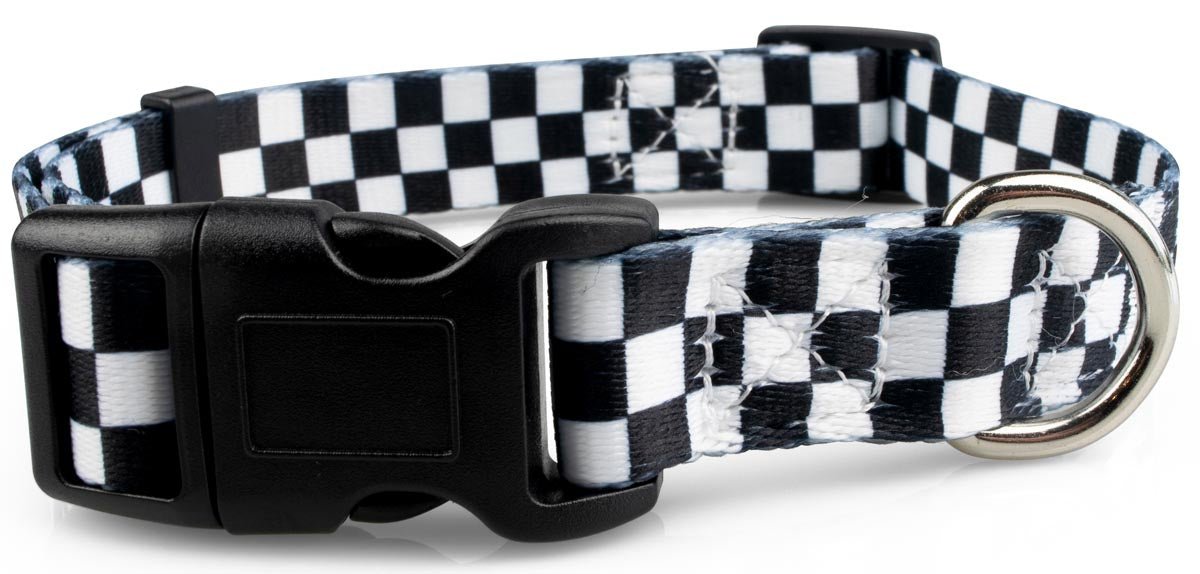 Checkered Dog Collar - 3 - Limeloot