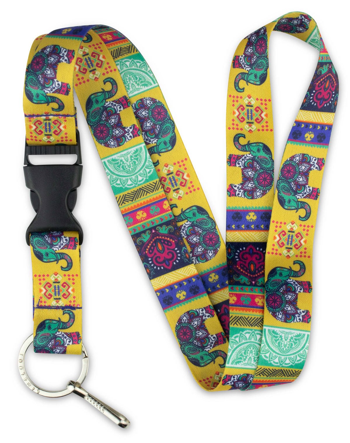 Colorful Elephant Lanyard - 1 - Limeloot