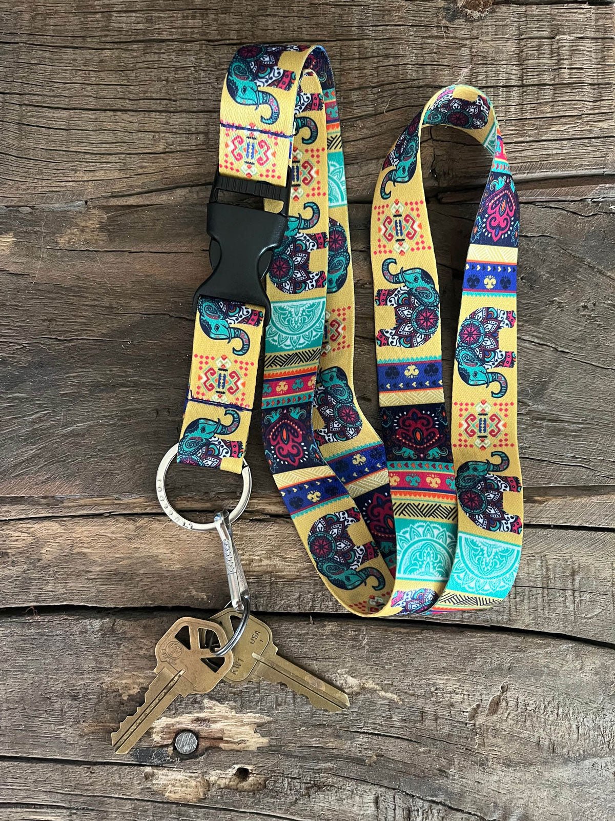 Colorful Elephant Lanyard - 2 - Limeloot