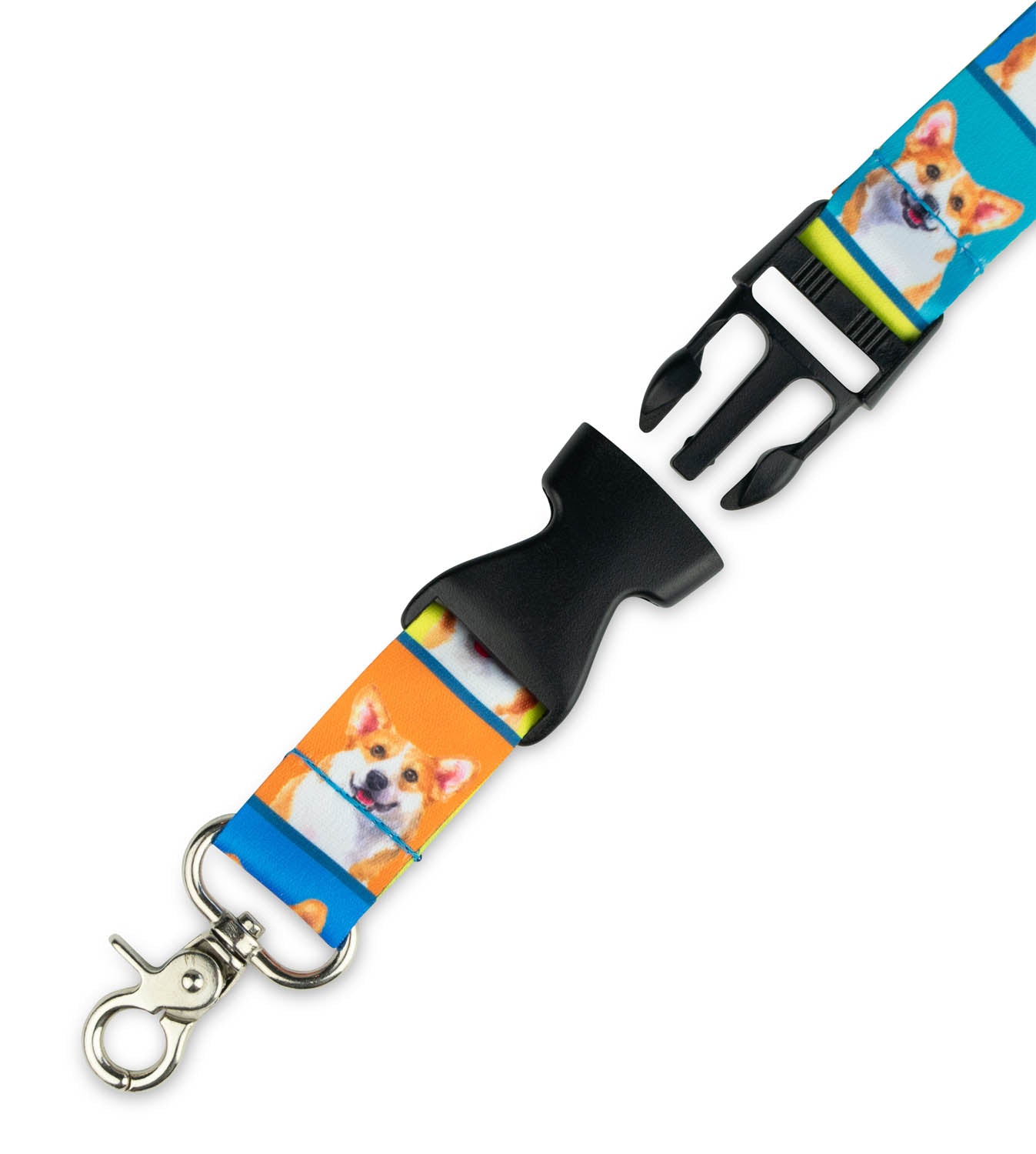 Corgi Lanyard, 1 inch Wide - 4 - Limeloot