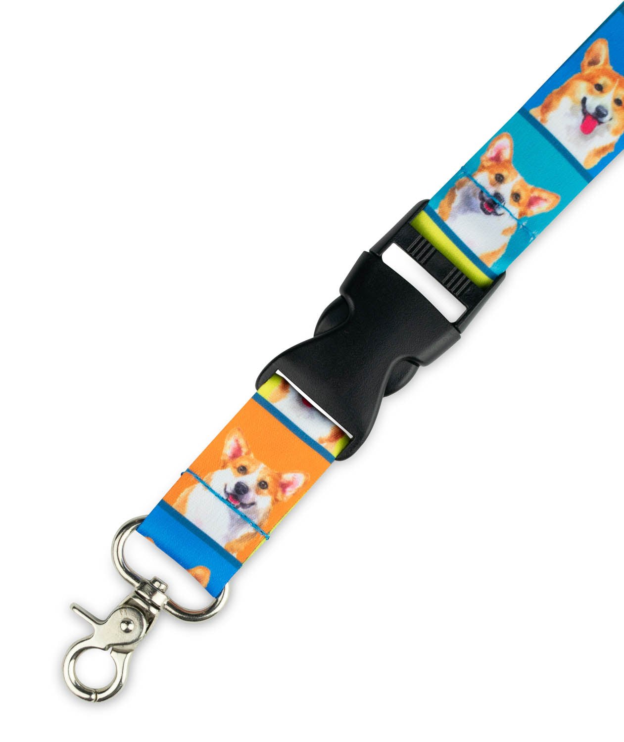 Corgi Lanyard, 1 inch Wide - 3 - Limeloot