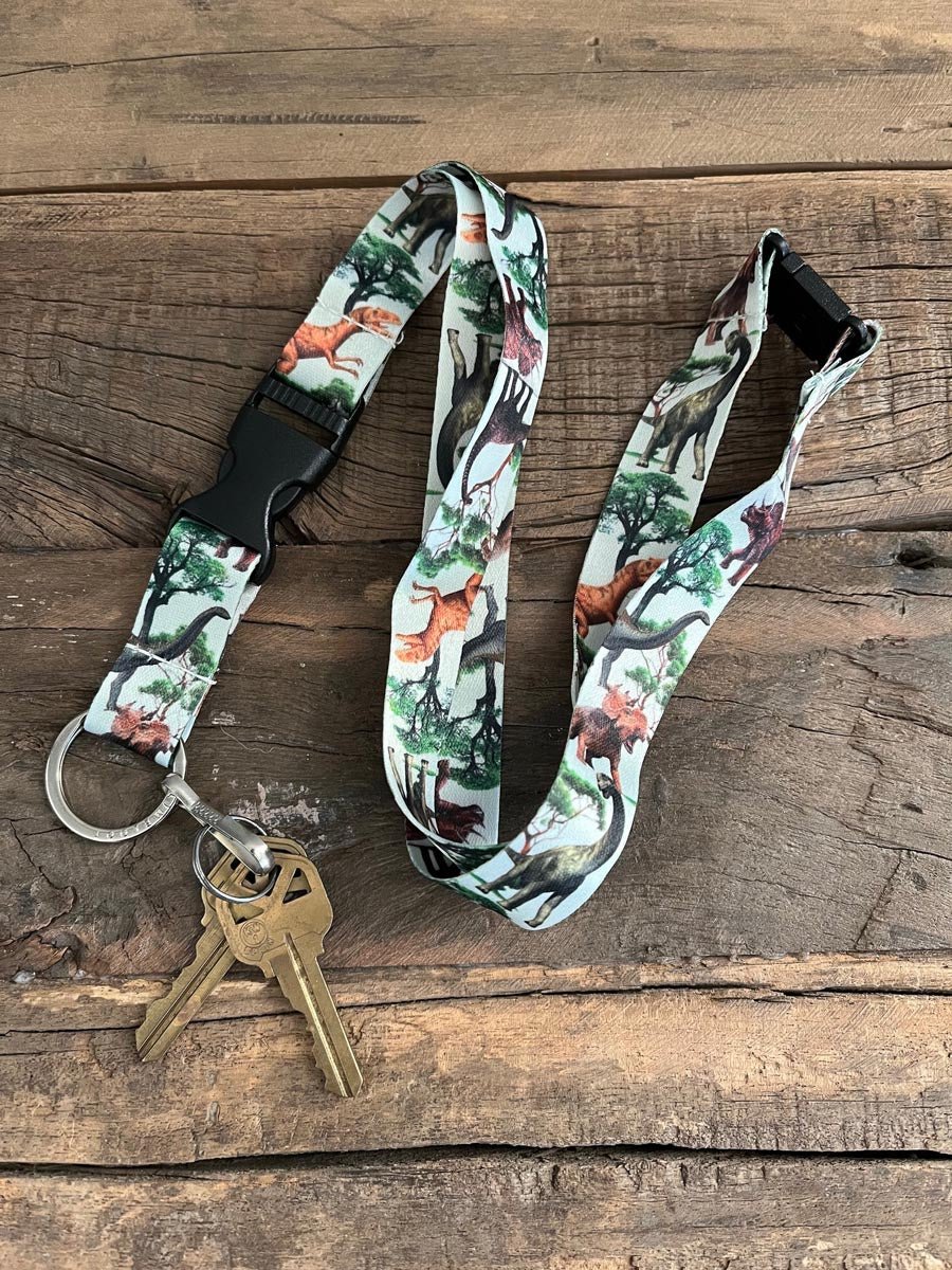 Dinosaurs Lanyard with Breakaway - 2 - Limeloot