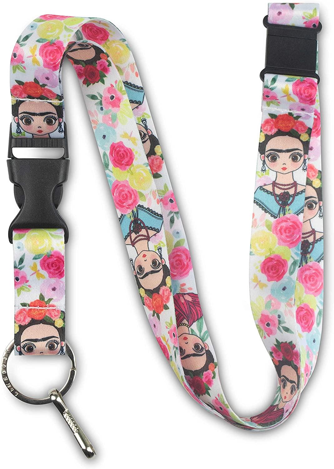 Frida Kahlo Lanyards with Breakaway - 3 - Limeloot