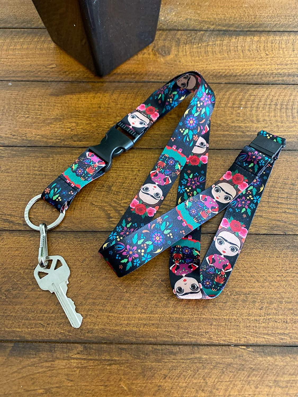 Frida Kahlo Lanyards with Breakaway - 2 - Limeloot