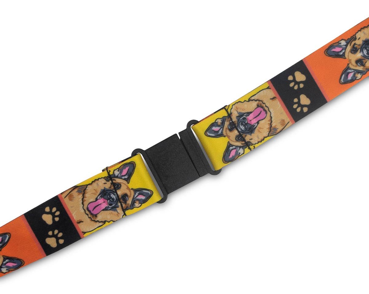 German Shepherd Lanyard, 1 inch Wide - 4 - Limeloot