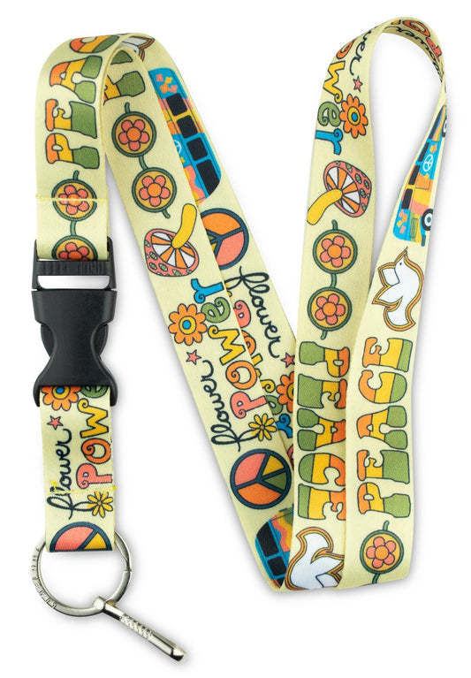 Hippie Lanyard - 60s 70s Theme - 1 - Limeloot