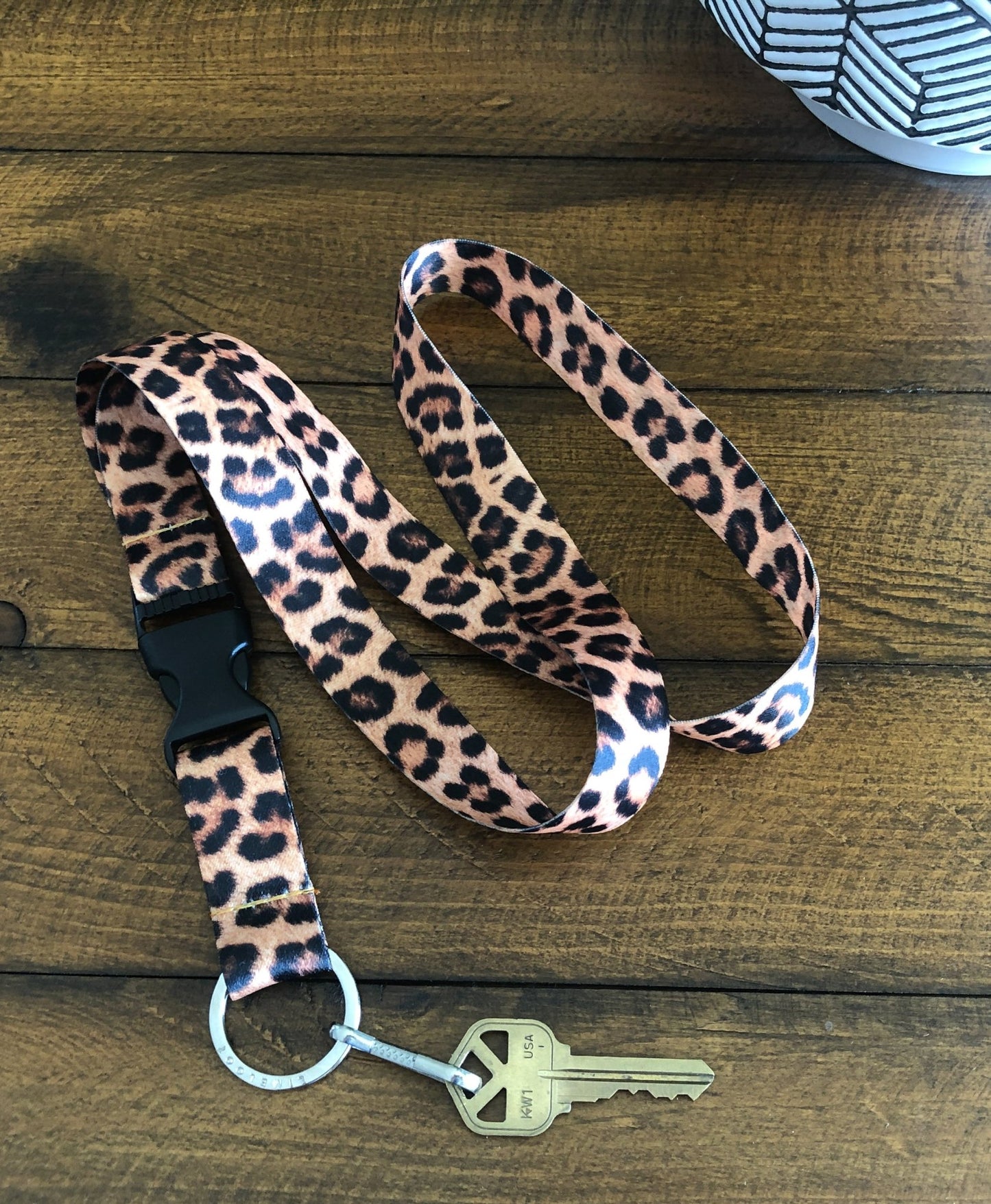 Leopard Print Lanyard - 2 - Limeloot