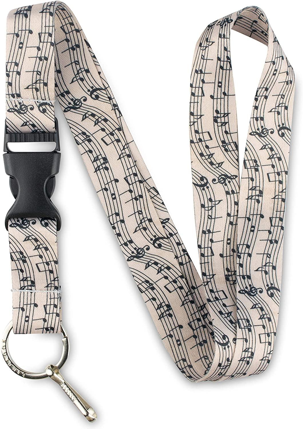 Music Notes Lanyard - 1 - Limeloot