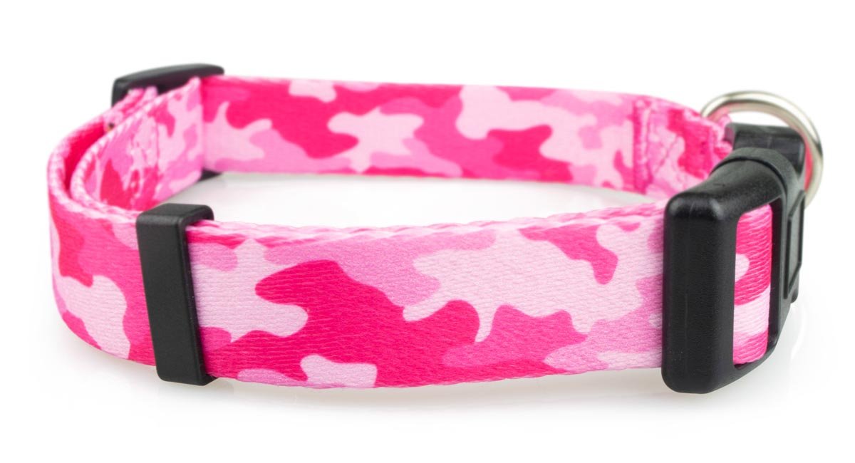 Pink Camo Dog Collar - 2 - Limeloot