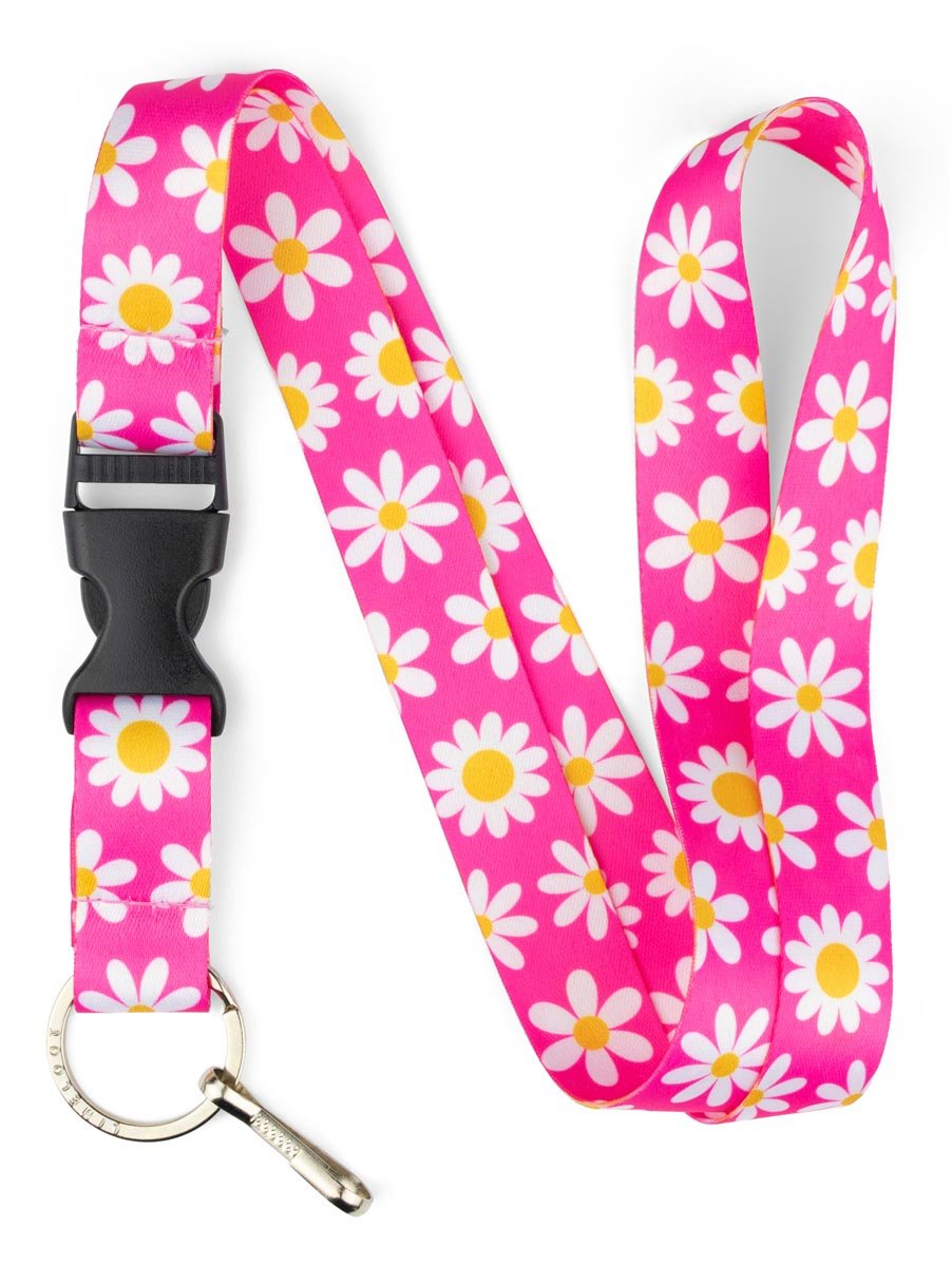 Pink Daisy Lanyard - 1 - Limeloot