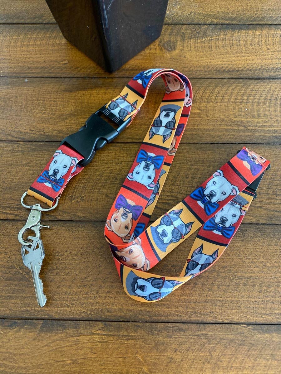 Pitbull Lanyard, 1 inch Wide - 2 - Limeloot