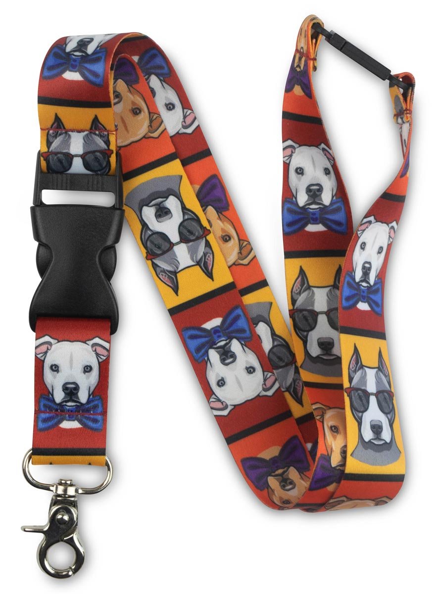 Pitbull Lanyard, 1 inch Wide - 1 - Limeloot