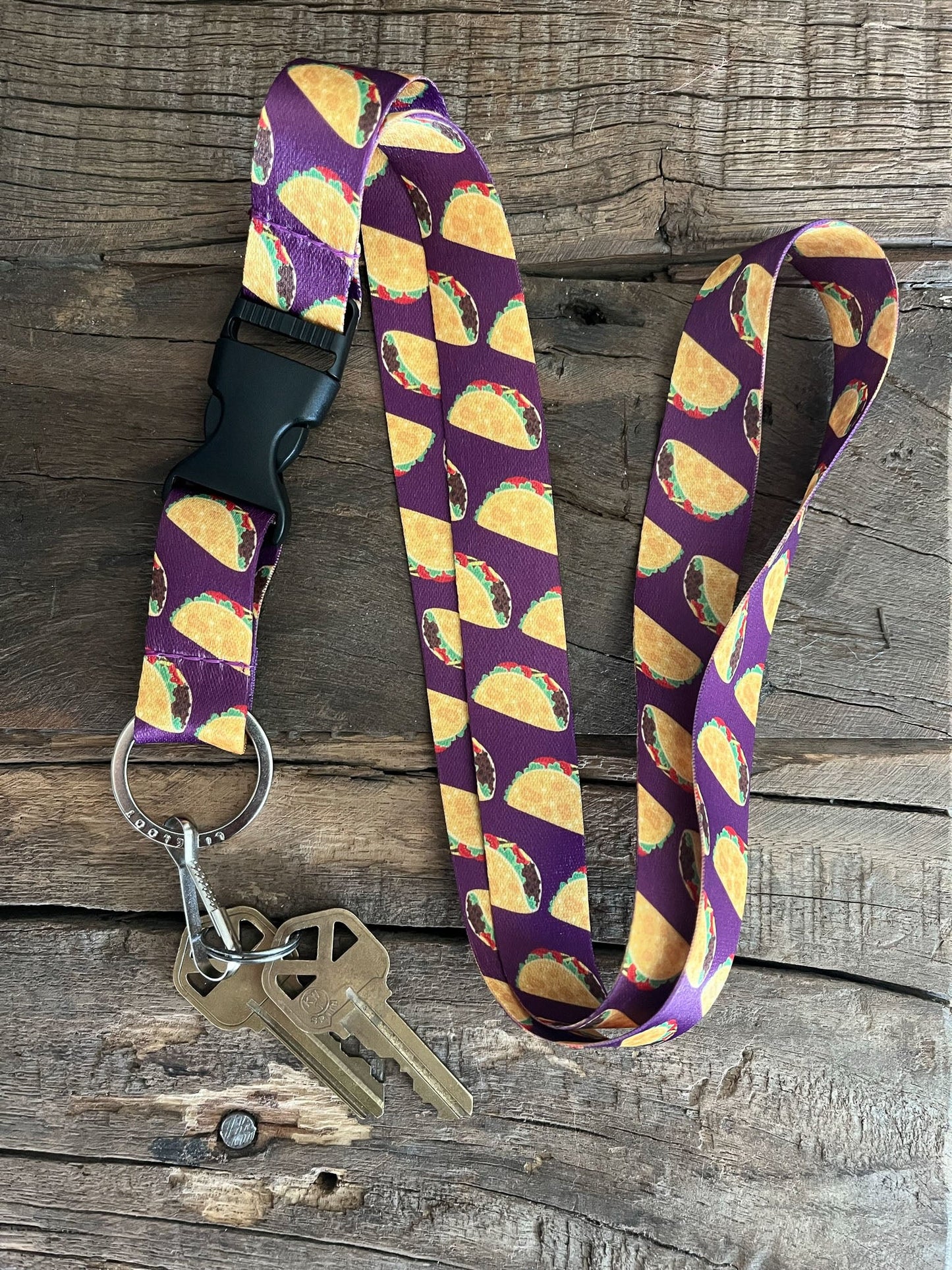 Purple Taco Lanyard - 2 - Limeloot