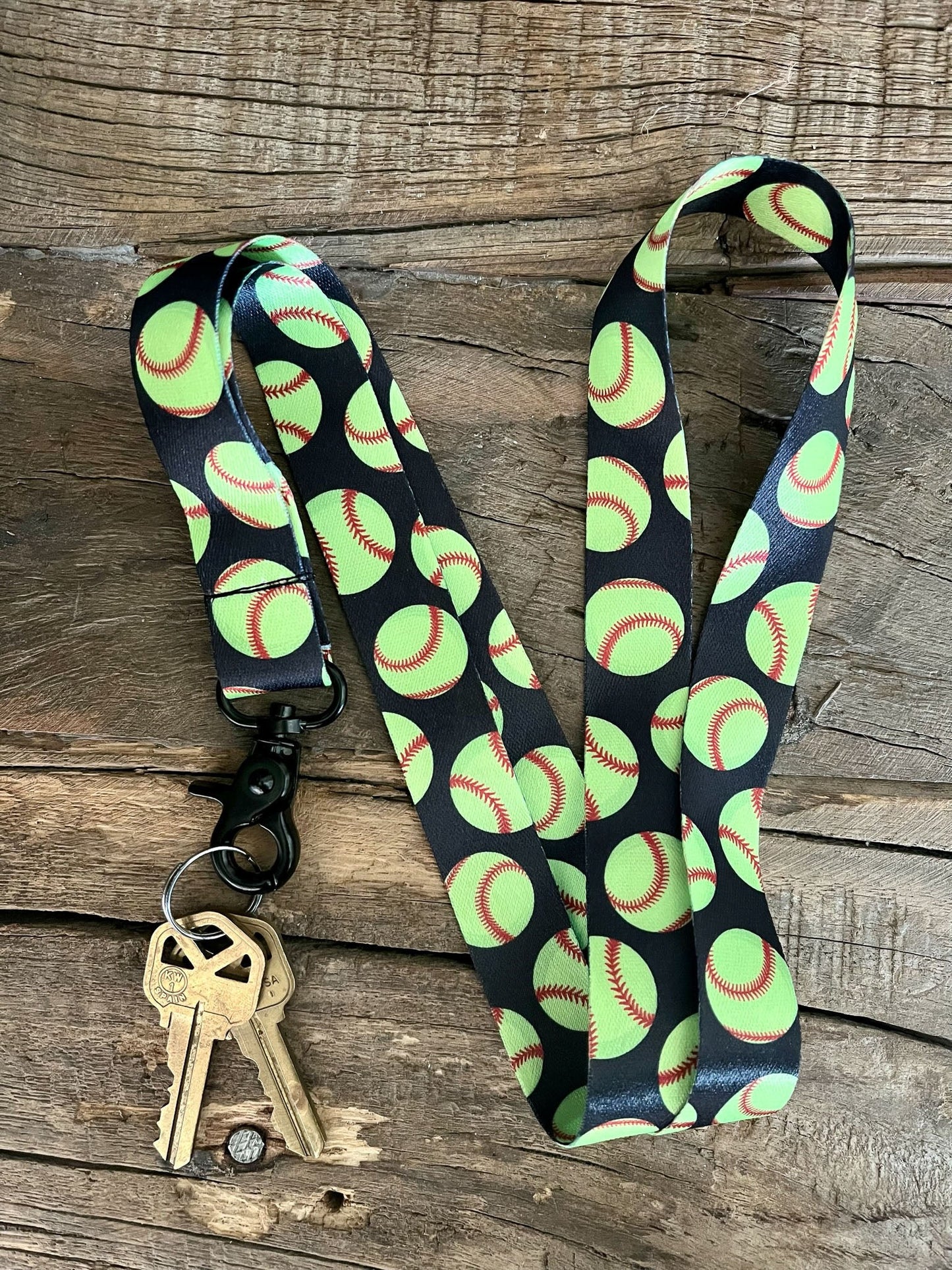 Softball Lanyard - 2 - Limeloot