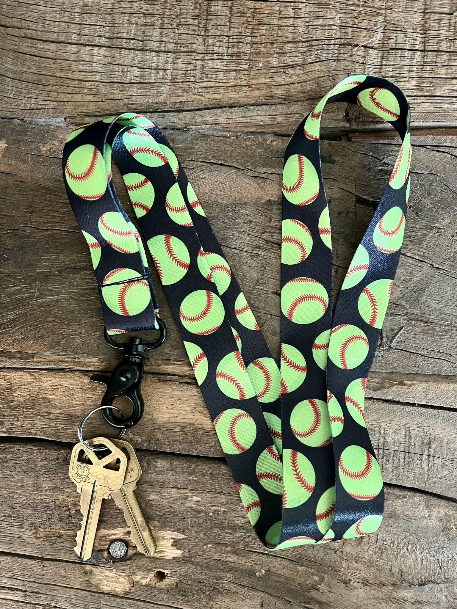 Softball Lanyard - 2 - Limeloot