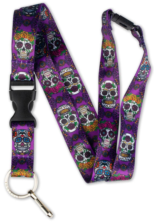 Sugar Skulls Lanyard with Breakaway - 1 - Limeloot