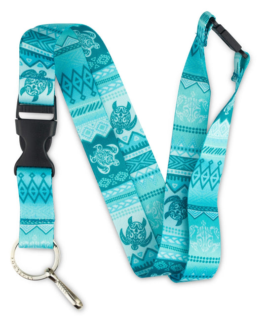 Tattoo Tribal Turtle Lanyard with Breakaway - 1 - Limeloot